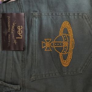 Vivienne Westwood Anglomania x Lee Green Skinny Jeans
